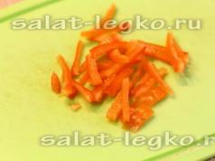 Badımcan və pomidor ilə salat - ən yaxşı reseptlər seçimi Badımcan və pomidor ilə təzə salat